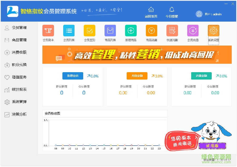 智絡(luò)指紋會(huì)員管理系統(tǒng)免費(fèi)版