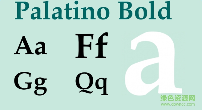 palatino bold