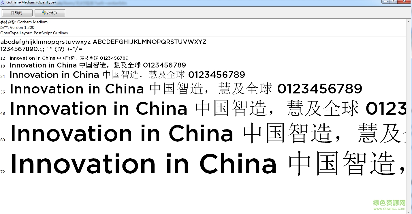 gotham medium font  0