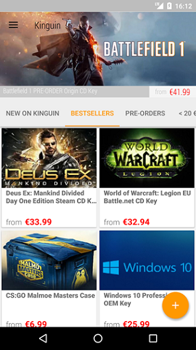 kinguin csgo手機版 v2.1.7 安卓版 0