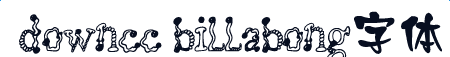 billabong字體