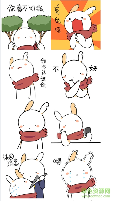 破耳兔動(dòng)態(tài)表情包  0