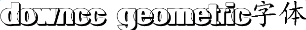 geometric字体
