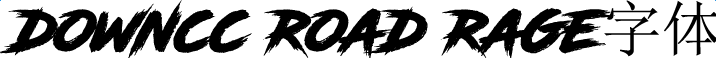 roadrage字體