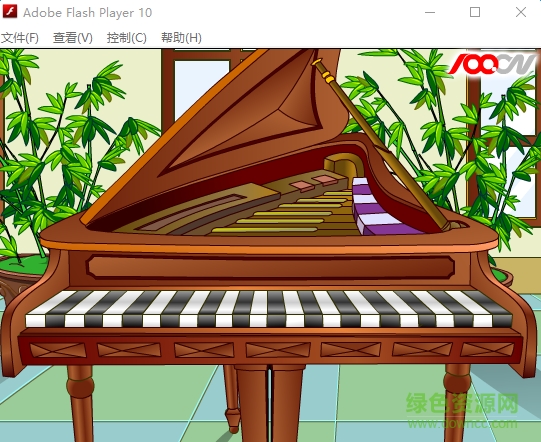 flash鍵盤鋼琴譜  0