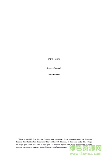 Pro Git中文版pdf  0