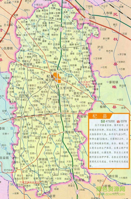 杞縣地圖全圖高清版  0