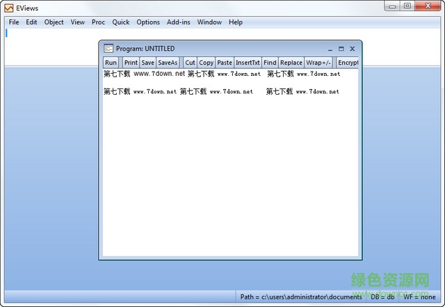 Eviews7.0正式版 v7.0 免費(fèi)版 0