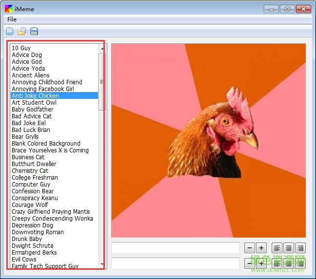 iMeme(圖片添加文字軟件) v1.0 最新版 0