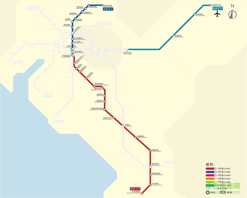 2017最新高清昆明地鐵線路圖 2017 最新jpg格式線路圖 0