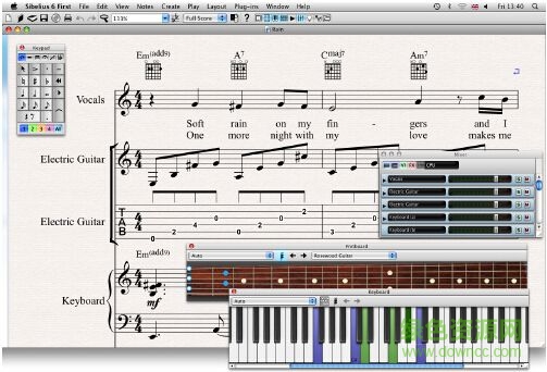 西貝柳斯mac修改版