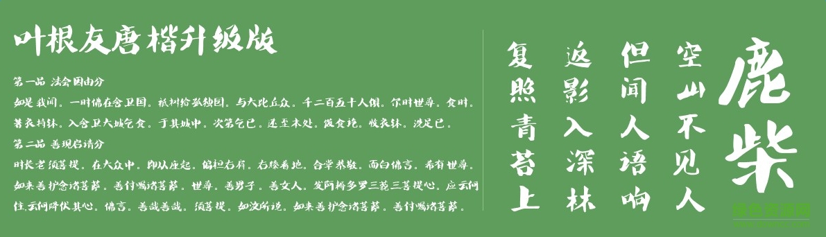 叶根友唐楷升级版 0