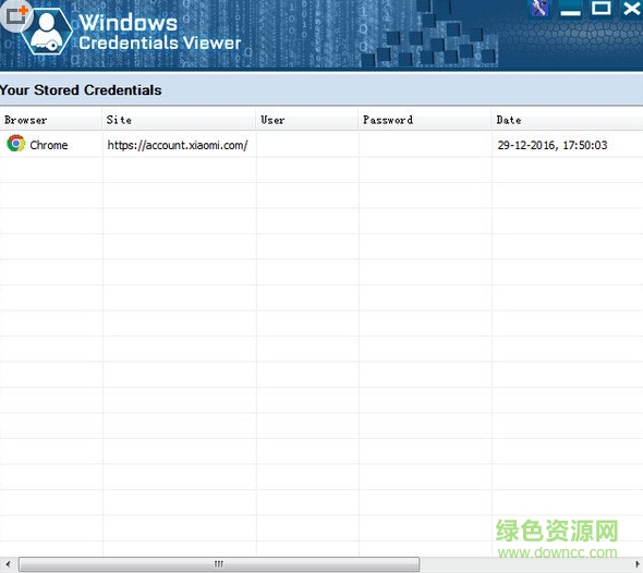Windows Credentials Viewer(瀏覽器檢測(cè)工具) v1.2 綠色版 0