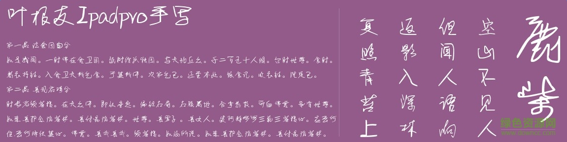 葉根友ipad pro手寫字體  0