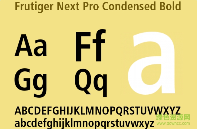 frutiger next pro字体 0