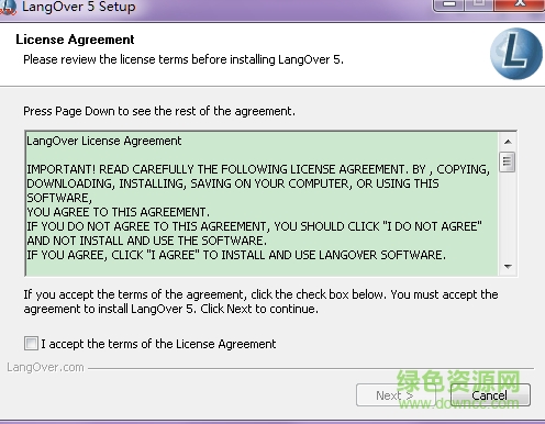 LangOver(語言轉換工具) v5.3.0.0 官方版 0