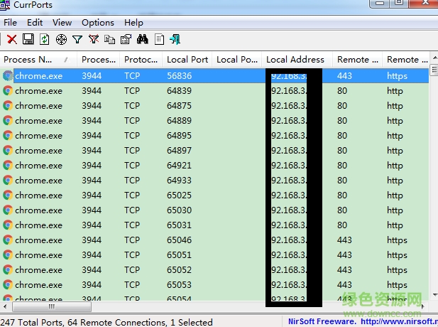CurrPorts工具 網(wǎng)絡(luò)連接監(jiān)測(cè)工具