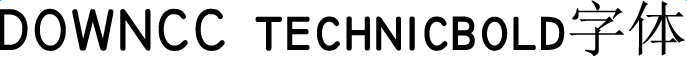 technicbold字體