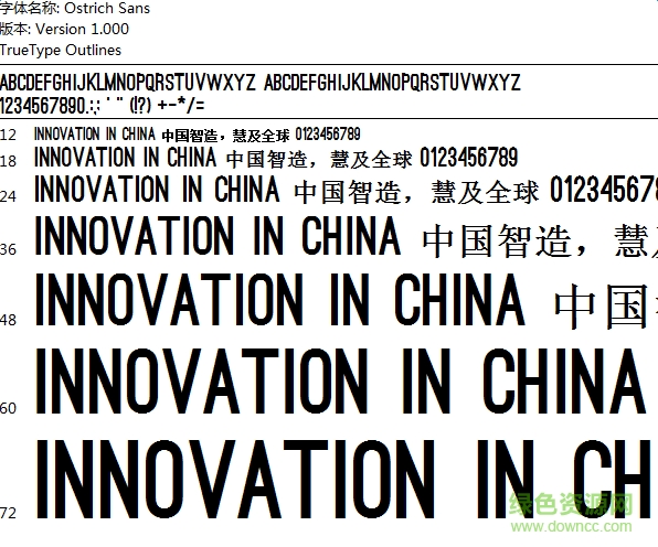 ostrich sans字體下載