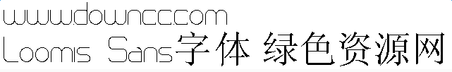 Loomis Sans字體下載