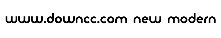 new modern字體