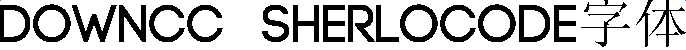 sherlocode字體
