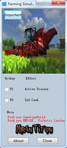 模擬農(nóng)場2013鈦合金版無限金錢修改器 v5.0.1.0 最新版 0