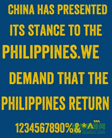 veneer英文字體  0