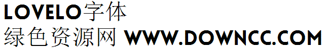 lovelo字體