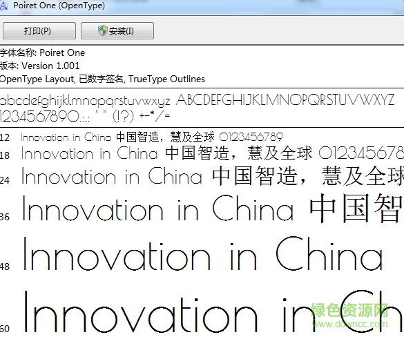 POIRET英文字體  0
