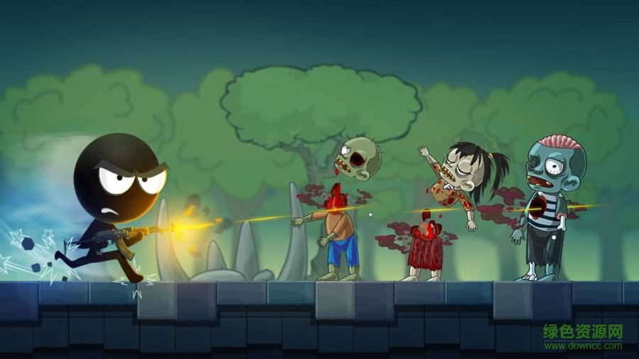 Stickman vs Zombies火柴人爆錘僵尸 v1.0 安卓版 0