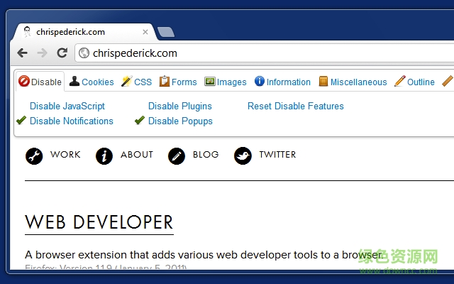 web developer chrome web developer chrome