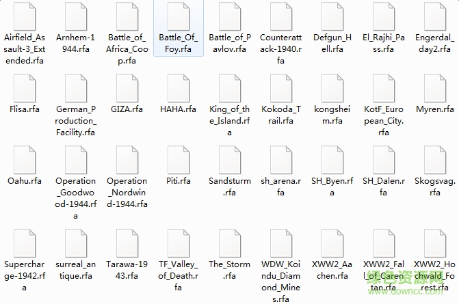 戰(zhàn)地1942單機(jī)地圖包 共38張精選地圖 0