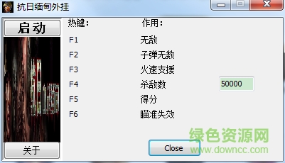 血戰(zhàn)緬甸六項(xiàng)修改器 v2.0 最新版 0
