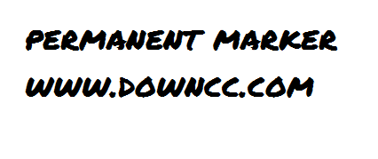 1.png permanent marker字體
