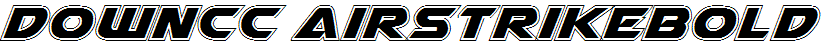 Airstrike字體