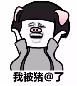 我被豬艾特了表情包