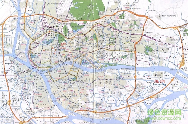 廣州省地圖全圖  0