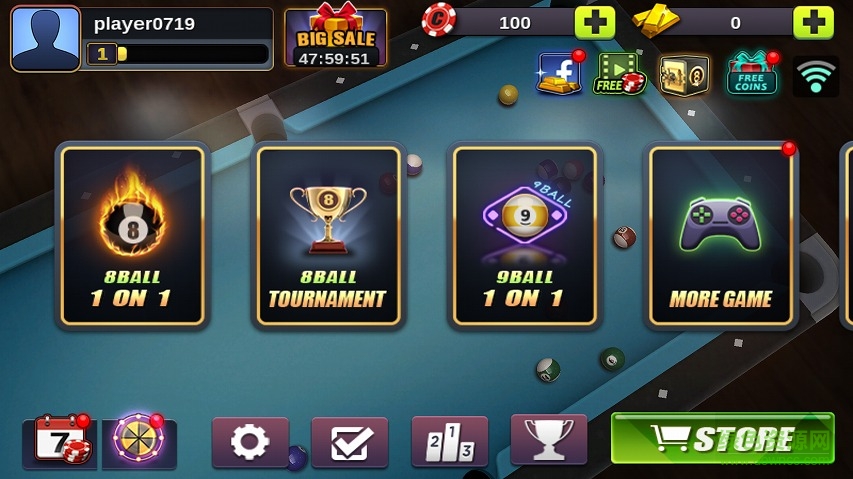 3D臺(tái)球內(nèi)購(gòu)正式版 v1.2.0 安卓付費(fèi)解鎖版 2