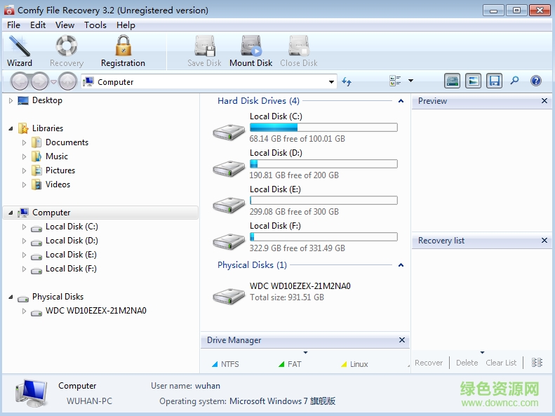 Comfy Partition Recovery注冊碼
