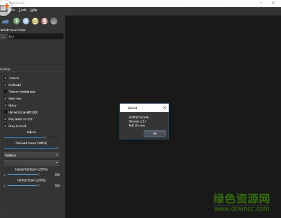 AnthemScore(用于將音頻文件轉(zhuǎn)換為樂譜) v2.61  0