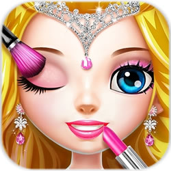 芭比娃娃化妝小游戲(Princess Fashion Salon)