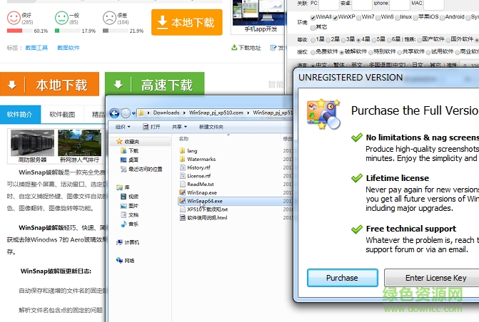 winsnap漢化修改版 v4.5.8 中文版 0