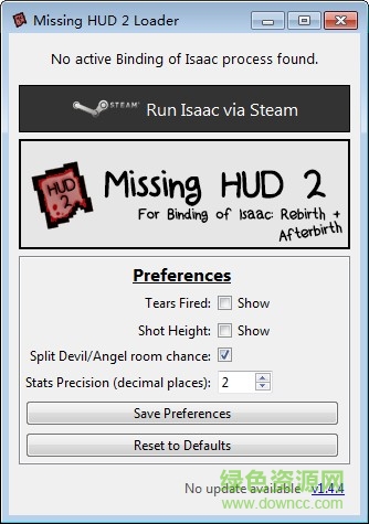missing hud 2(以撒的結(jié)合胎衣屬性顯示插件) v1.4.6 免費版 0