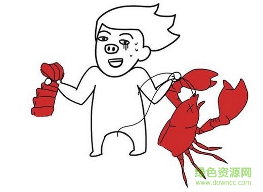 小龍蝦我們走表情包