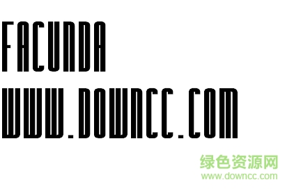 facunda字體