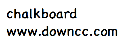 1.png chalkboard字體