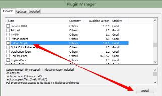 Notepad Python插件