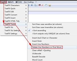 notepad textfx插件工具