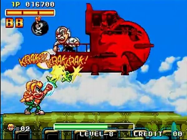 強尼大冒險neogeo街機 綠色中文版 1